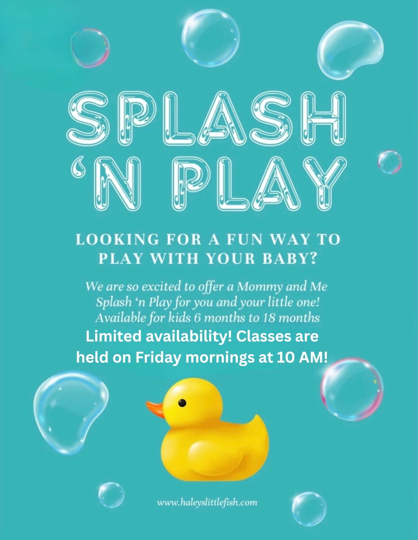 Splash ‘n Play on Friday